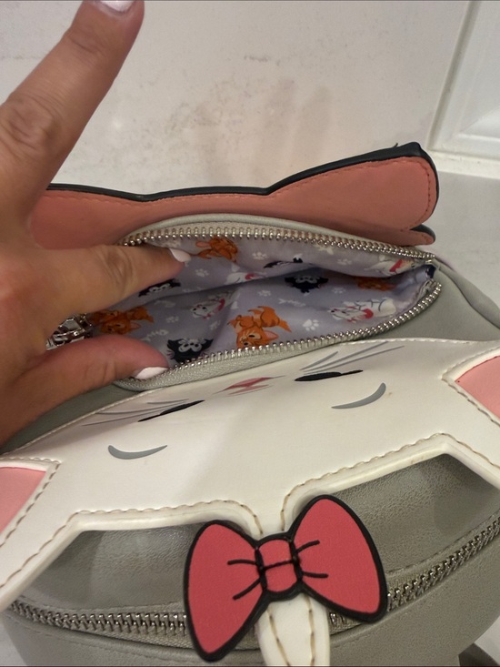 Loungefly Disney Aristocats Mini Backpack featuring Marie, Berlioz, and Toulouse main image 5